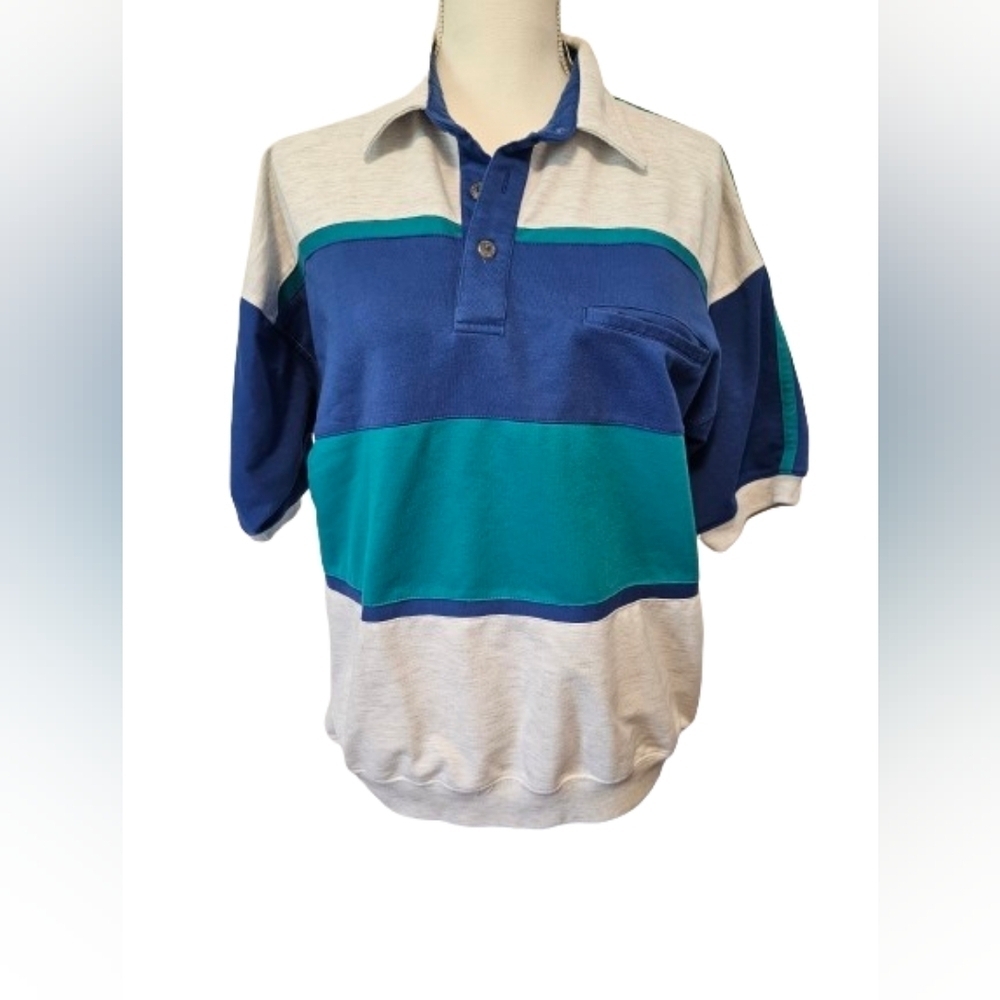 Ash Creek Trading Vintage Short Sleeve Polo Men's Size Large
